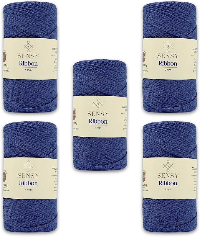 5 Skeins of Sensy Premium 4mm by SSENSY