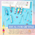 Dunzoom 8 Pcs Beadable Bookmarks DIY Metal Blank Bar Bookmark - Image 6