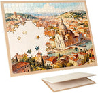 Jigsaw Puzzle Board for 1000 Pieces, Foldable Puzzle Board, 31.5" x 24" Felt by Piecevana