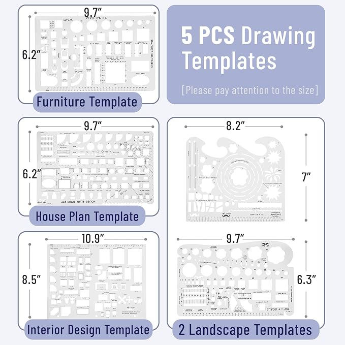 Mr. Pen- Professional Drafting Tools & Geometry Set - Image 2