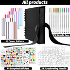GOTIDEAL 80 Pages Scrapbook Album - Image 2
