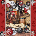 Panelee 12 Pcs Pirate Theme Paper Lanterns Birthday Party Decorations 8 Inch - Image 4
