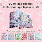Tmtains 30 Sheets Japanese Sticker Book - Image 4