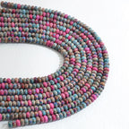 5x8mm Natural Rondelle Beads – Loose Gemstone Spacers - Image 2