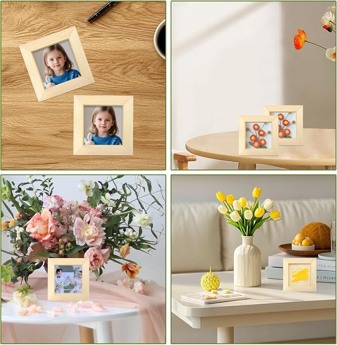 FSWCCK 15 Pack 4 x 4 inch Wood Panel Boards, Unfinished Wood Canvas Panels - Image 4