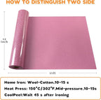 HTVVETUR Glitter Heat Transfer Vinyl - Image 2