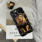 ZHEGAILIAN Case for iPhone 14 Pro, Galaxy Lion Gold Durable Shockproof Silicone - Image 6