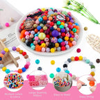 300Pcs Silicone Beads 9mm Mix Color, Bulk Silicone Beads 9mm - Image 3