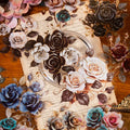 Yoksas Large Vintage Rose Stickers by YOKSAS