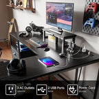 Furologee 50 Inch L Shaped Gaming Desk - Image 5