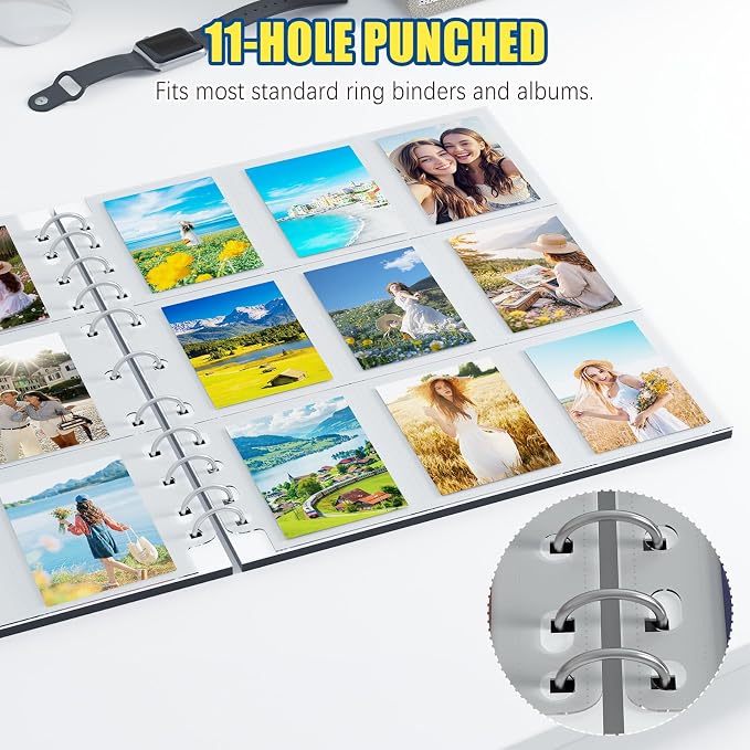 ABLY 2160 Pockets Trading Card Pages Sleeves 9-Pocket Clear Plastic Game Card - Image 4