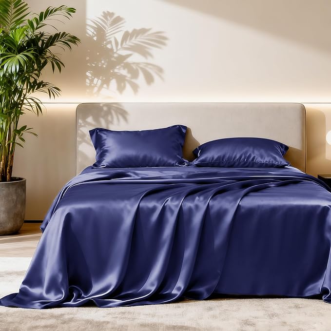 Love's cabin California King Satin Sheet Sets by Lovescabin