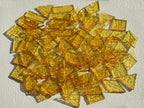 Large Transparent Textured Glass Mosaic Tiles by Unknown