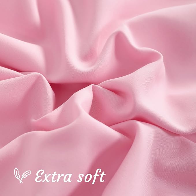 NTBAY Body Pillow Cases Set of 2, 2 Pack Brushed Microfiber 20x54 Pillow Cases - Image 6