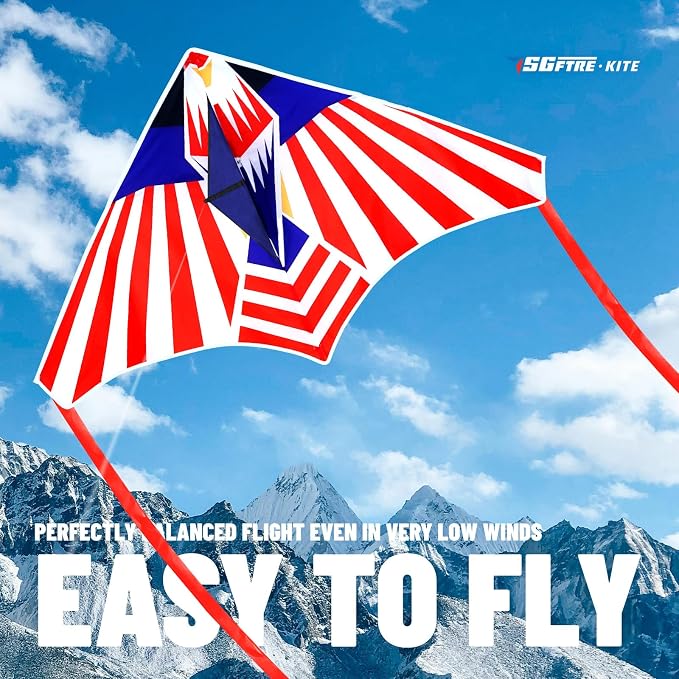 Kite, Large Delta Kites for Kids and Adults, Durable Multifunctional Beach Kite - Image 5