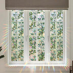 Retro Flowers Window Privacy Film, Magnolia Stained Glass Decorative Window Film - Image 2