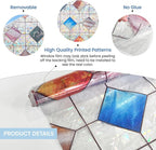 ADD.HERES Window Privacy Film, Stained Glass Decorative Static Cling, Removable - Image 3