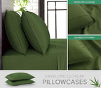 King Pillowcases by Pure Bamboo, Genuine 100% Organic Viscose Derived from - Image 2