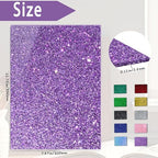 Glitter Acrylic Sheets, 2 Pack | 1/8 in Thick, Cast Sparkly, - Image 2