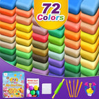 Air Dry Clay, 72 Colors Modeling Magic Clay - Image 2