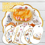 168Pcs Cat Themed Birthday Party Supplies Cute Animal Parade Plates Napkins - Image 4