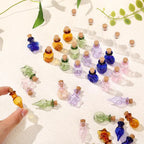 Geiserailie 80 Pieces Tiny Glass Bottles Spell Jars - Image 2
