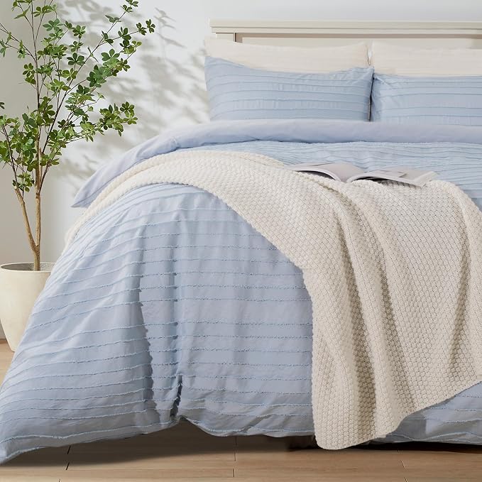 NEXHOME PRO Duvet Cover King, Soft and Lightweight 100% Washed Microfiber by NEXHOMEPRO