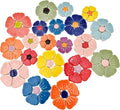 1.1lb Ceramic Mosaic Tiles, Mixed Colour Ceramic Mosaic Pieces by Unknown
