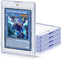 5 ct Magnetic Card Holders for Trading Cards, 35 pt Hard Cards Sleeves Case Fit by Homthy