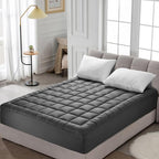 HYLEORY Twin XL Mattress Pad Quilted Fitted Mattress Protector Cooling Pillow - Image 7