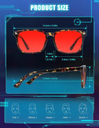TIJN Sleep Glasses with Blue Green Light Blocking, Screen Fatigue & UV - Image 7