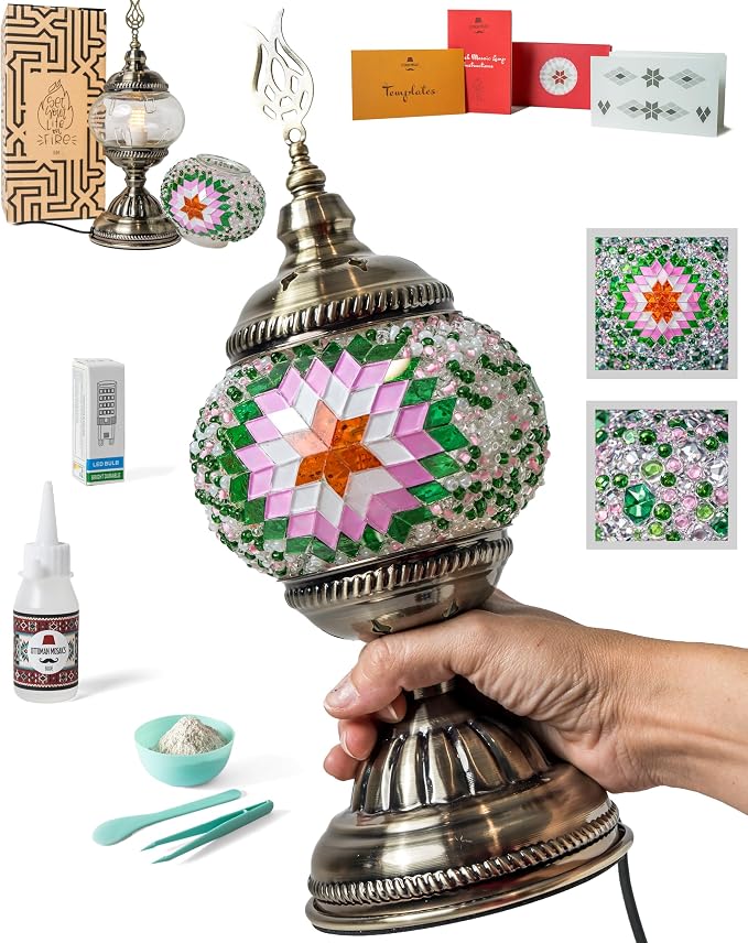 Ottoman Mosaics Turkish Mosaic Lamp Kit | DIY Art & Craft Project by Unknown