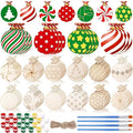 Cinnvoice 60 Pcs Wood Christmas Crafts by Cinnvoice