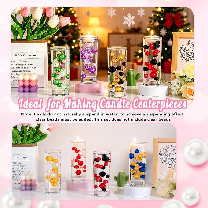 2000PCS Pearls for Crafting, Candles Centerpiece, DIY Crafts, Jewelry Making - Image 6