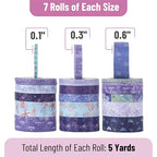 Mr. Pen- Washi Tape Set, 21 Rolls, 5 Yards/Roll | Washi Tape - Image 4