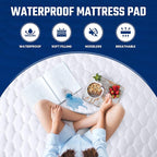 Utopia Bedding Waterproof Mattress Protector, Twin Mattress Pad, Quilted Fitted - Image 5