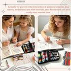 EVOCKAY 2026 Embroidery Stitch Book Kit - Image 7