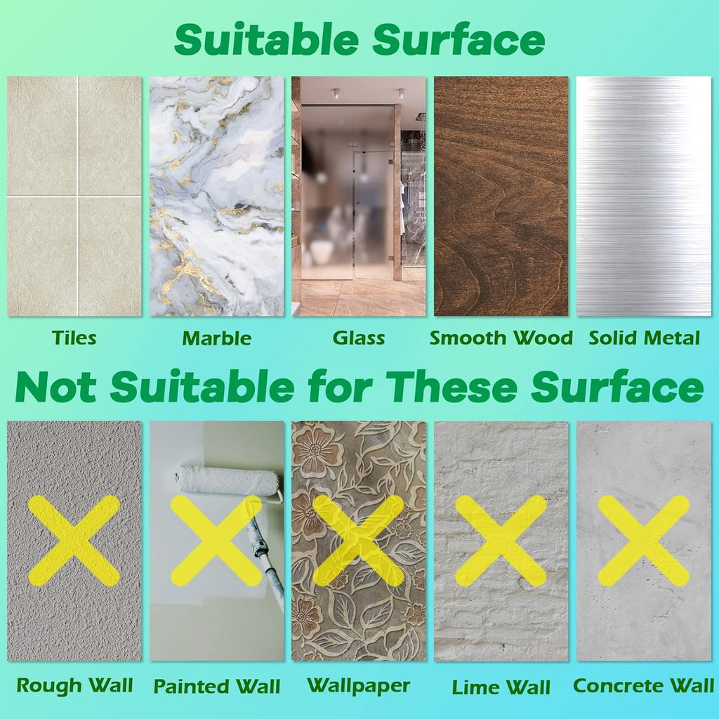 Adhesive Hooks, Heavy Duty Utility Hooks 20 lb(Max) Waterproof and Oilproof Removable, Clear Seamless Hooks Reusable Wall Hook for Kitchen Bathroom Bedroom Office - 10 Pack