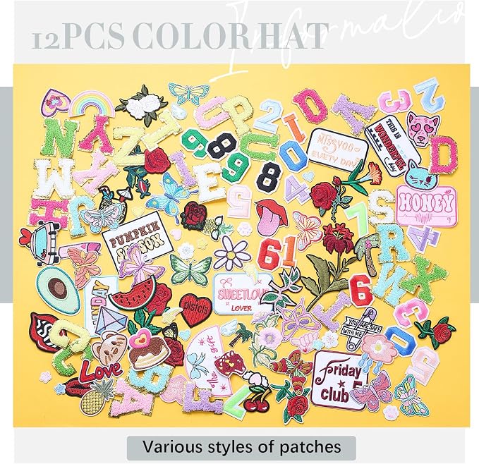 Hercicy 12 Pack DIY Trucker Hats Kit, Sublimation Blank Baseball Caps - Image 3