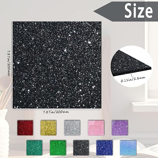 Glitter Acrylic Sheets, 2 Pack | 1/8 in Thick - Image 2