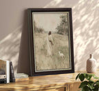 Jesus And Lamb Wall Art Framed Jesus Leaves The 99 Sheep Wall Decor The Lost - Image 5