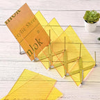 Lesnlok Yellow Acrylic Sheets 1/8 inch Thick 3mm 2 Pack 8 x 10 Clear Plexiglass - Image 4