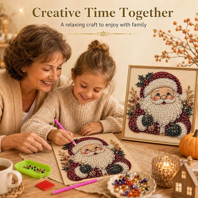 DIY Christmas Pearl Diamond Painting Art Kit - Image 5