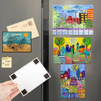 Magnetic Squares Pieces with Adhesive Backing, Self Sticky Magnets - Image 6