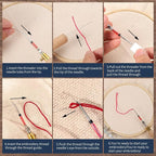 29 Pcs Punch Needle Embroidery Kit, Complete Set - Image 4