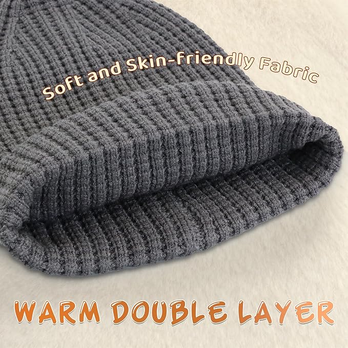 Toddler Beanie Baby Beanies for Kids Boys Winter Hat Girl Cute Kintted Beanie Hats for Kids Soft Warm Hat