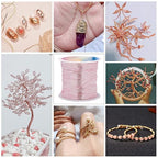 203 Feet Tarnish Resistant Copper Wires 24 Gauge Jewelry Craft Wires Beading - Image 5