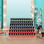 BTremary Clear Nail Polish Paint Organizer Holder Rack Shelf 6 Tier Acrylic - Image 5