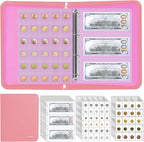 400-Pocket Fireproof Coin Collection Book & 36 Paper Money Organizer Binder | by Hontom