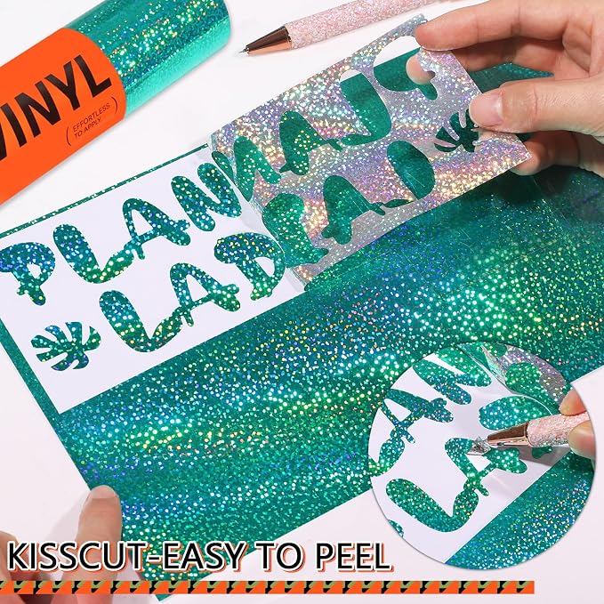 WRAPXPERT Holographic Green Permanent Vinyl - Image 4